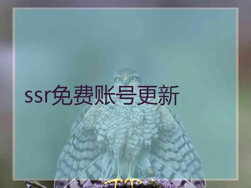 ssr免费账号更新