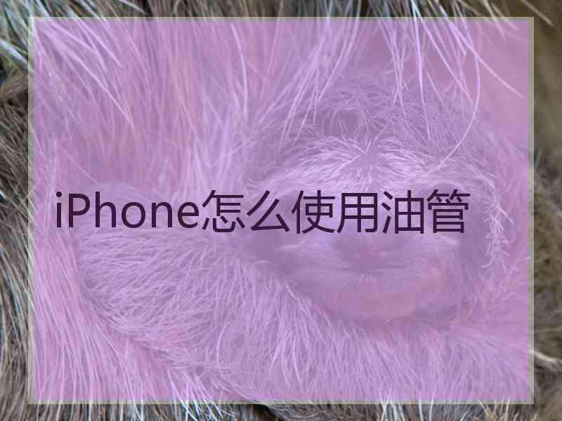 iPhone怎么使用油管