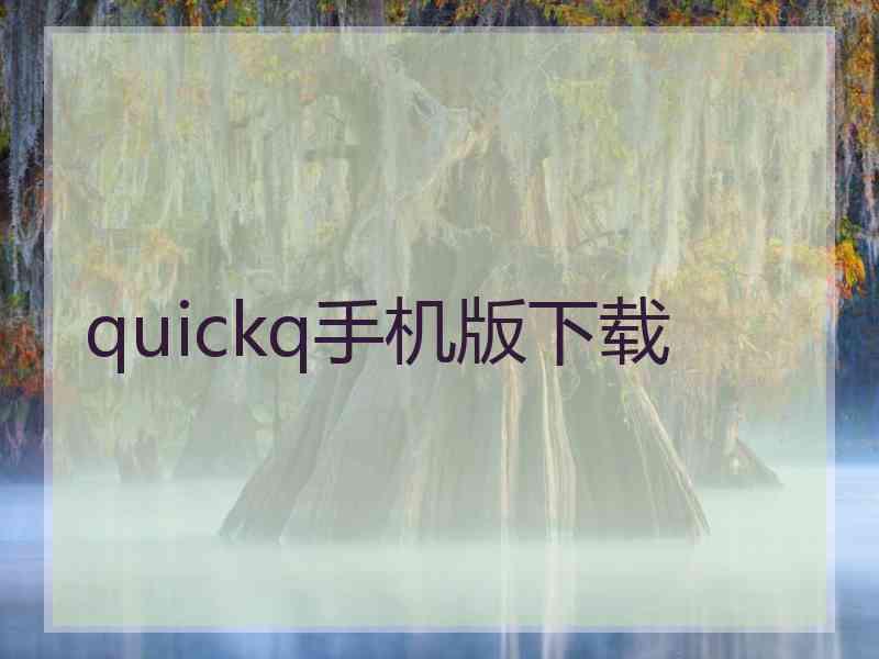 quickq手机版下载