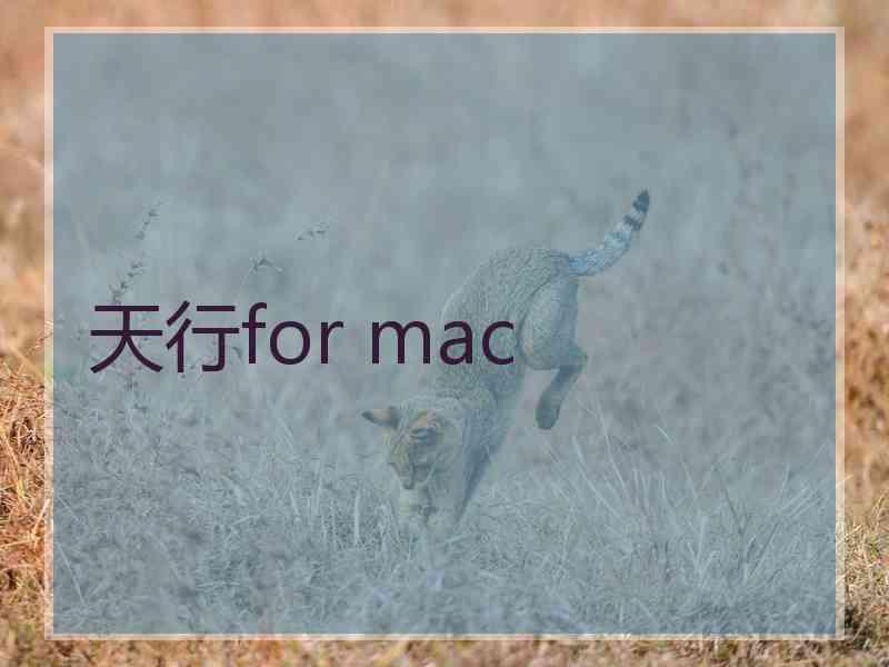 天行for mac