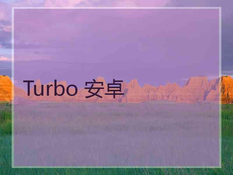 Turbo 安卓