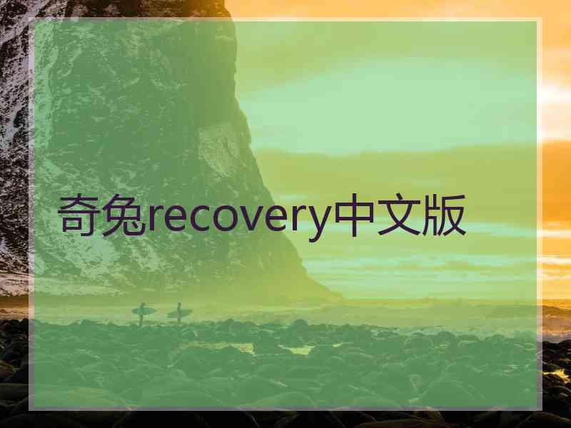 奇兔recovery中文版